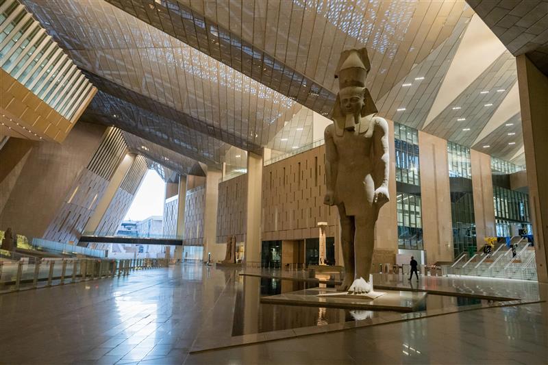 Interior of Grand Egyptian Museum (GEM)